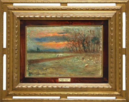 Antonio Salvetti — Tramonto in campagna